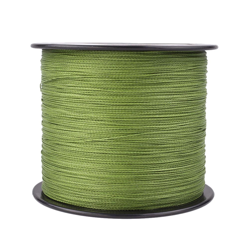 1500M 1640Yds Army Green 6lb-100lb HERCULES PE Braided Fishing Line 4 Strands HERCULES