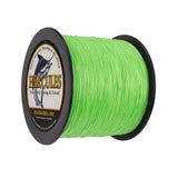 2000M 2187Yds Fluorescent Green 6lb-100lb HERCULES PE Braided Fishing Line 4 Strands HERCULES