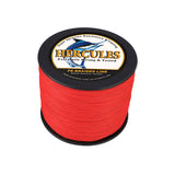 1500M 1640Yds Red 10lb-200lb HERCULES PE braid Fishing Line 8 Strands HERCULES