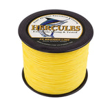 2000M 2187Yds Yellow 6lb-100lb HERCULES PE Braid Fishing Line 4 Strands HERCULES