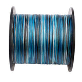 HERCULES 8 Strands 100M 109Yds Blue Camo 10lbs-300lbs PE Dyneema Braided Fishing Line Blue Camo Braid Line HERCULES