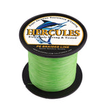 100M 109Yds Fluorescent Green 10lb-300lb HERCULES PE Braided Fishing Line 8 Strands HERCULES
