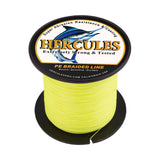 100M 109Yds Fluorescent Yellow 10lb-300lb HERCULES PE braid Fishing Line 8 Strands HERCULES