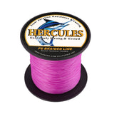 100M 109Yds Pink 10lb-300lb HERCULES PE Braided Fishing Line 8 Strands HERCULES