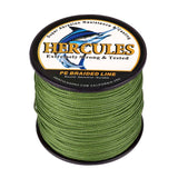 100M 109Yds Army Green 10lb-300lb HERCULES PE braid Fishing Line 8 Strands HERCULES