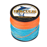 100M 109Yds Multicolor 10lb-300lb HERCULES PE Braided Fishing Line 8 Strands HERCULES