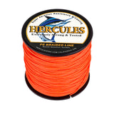100M 109Yds Orange 10lb-300lb HERCULES PE braid Fishing Line 8 Strands HERCULES