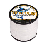 100M 109Yds White 10lb-300lb HERCULES PE Braided Fishing Line 8 Strands HERCULES