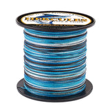 100M 109Yds Camo Blue HERCULES 4 Strands 6lbs-100lbs PE Dyneema braid Fishing Line blue camouflage braided Line HERCULES