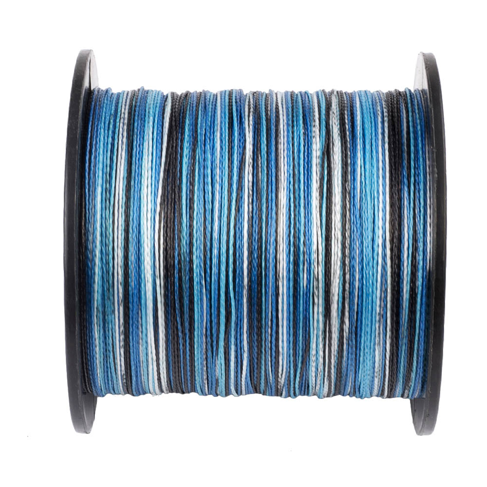 100M 109Yds Camo Blue HERCULES 4 Strands 6lbs-100lbs PE Dyneema braid Fishing Line blue camouflage braided Line HERCULES