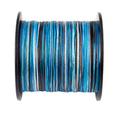 100M 109Yds Camo Blue HERCULES 4 Strands 6lbs-100lbs PE Dyneema braid Fishing Line blue camouflage braided Line HERCULES