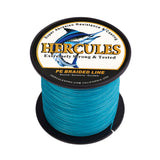 100M 109Yds Blue 10lb-300lb HERCULES PE Braided Fishing Line 8 Strands HERCULES