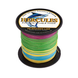100M 109Yds Multicolor 10lb-300lb HERCULES PE Braided Fishing Line 8 Strands HERCULES