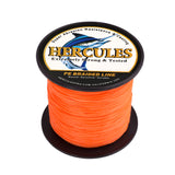 100M 109Yds Orange 10lb-300lb HERCULES PE braid Fishing Line 8 Strands HERCULES