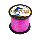 100M 109Yds Pink 10lb-300lb HERCULES PE Braided Fishing Line 8 Strands HERCULES