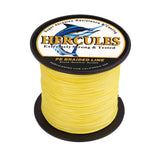 100M 109Yds Yellow 10lb-300lb HERCULES PE braid Fishing Line 8 Strands HERCULES