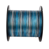 100M 109Yds Camo Blue HERCULES 4 Strands 6lbs-100lbs PE Dyneema braid Fishing Line blue camouflage braided Line HERCULES