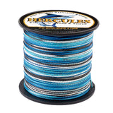 100M 109Yds Camo Blue HERCULES 4 Strands 6lbs-100lbs PE Dyneema braid Fishing Line blue camouflage braided Line HERCULES