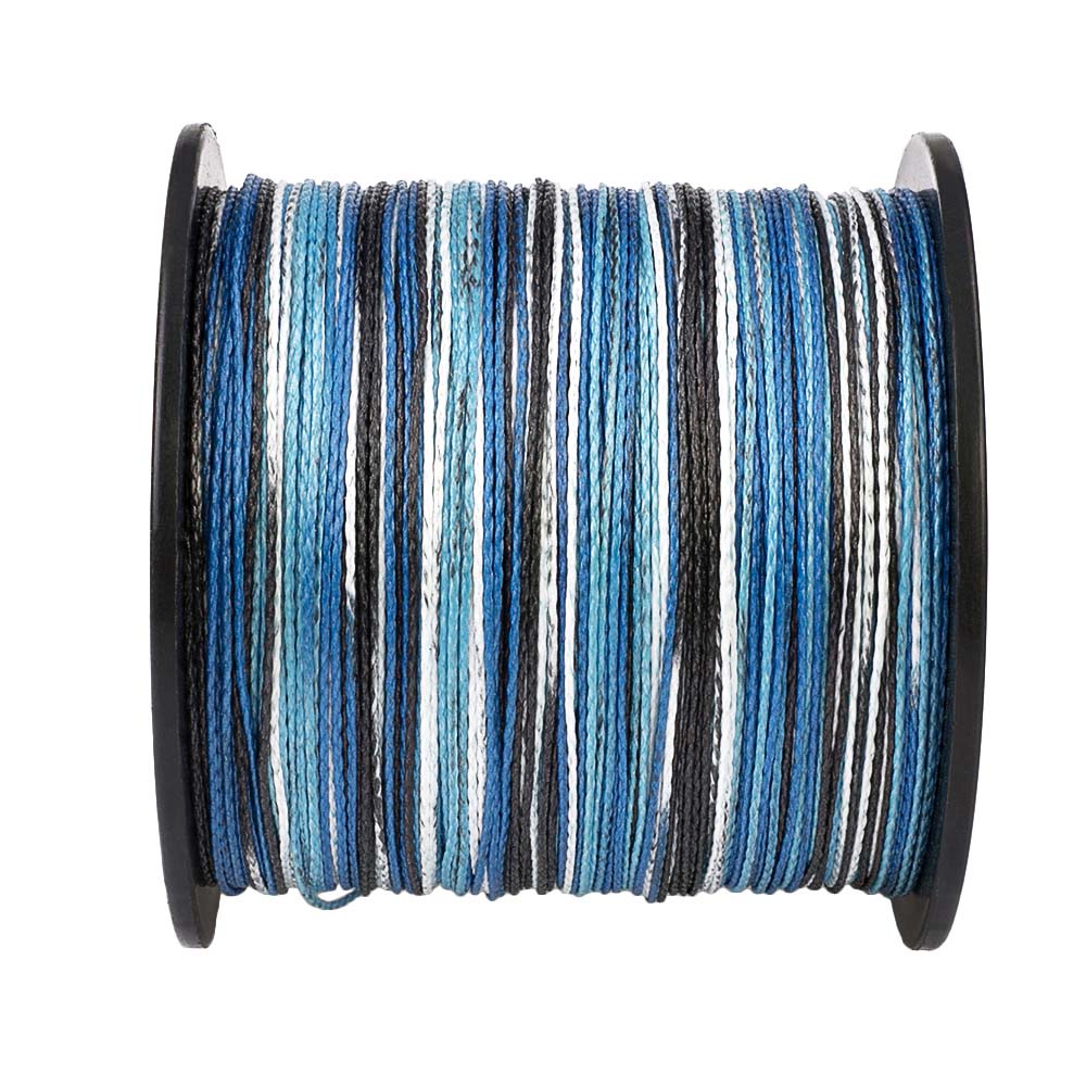 100M 109Yds Camo Blue HERCULES 4 Strands 6lbs-100lbs PE Dyneema braid Fishing Line blue camouflage braided Line HERCULES