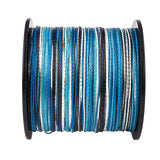 100M 109Yds Camo Blue HERCULES 4 Strands 6lbs-100lbs PE Dyneema braid Fishing Line blue camouflage braided Line HERCULES