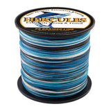 HERCULES 8 Strands 100M 109Yds Blue Camo 10lbs-300lbs PE Dyneema Braided Fishing Line Blue Camo Braid Line HERCULES