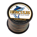 100M 109Yds Camouflage 10lb-300lb HERCULES PE braid Fishing Line 8 Strands HERCULES