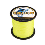 300M 328Yds Fluorescent Yellow 10lb-300lb HERCULES PE Braided Fishing Line 8 Strands HERCULES