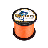 300M 328Yds Orange 10lb-300lb HERCULES PE Braided Fishing Line 8 Strands HERCULES