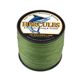 300M 328Yds Army Green 10lb-300lb HERCULES PE Braided Fishing Line 8 Strands HERCULES