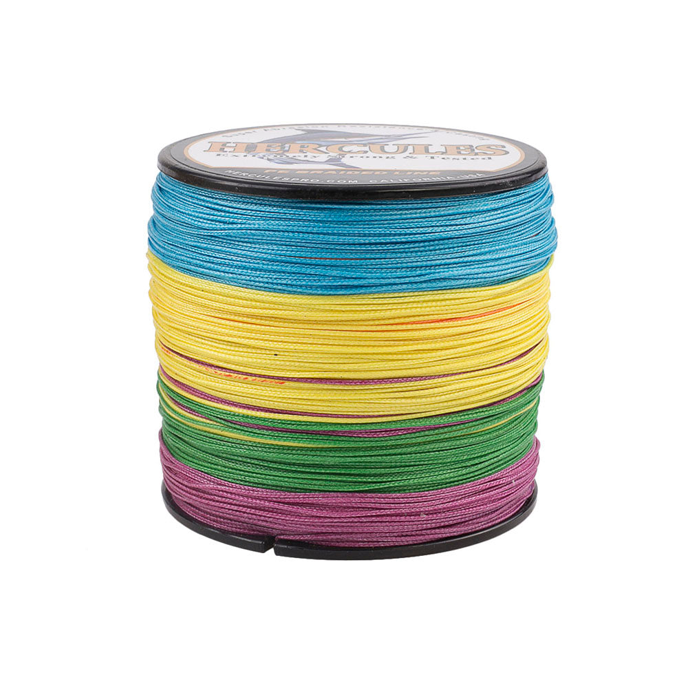 300M 328Yds Multicolor 10lb-300lb HERCULES PE braid Fishing Line 8 Strands HERCULES