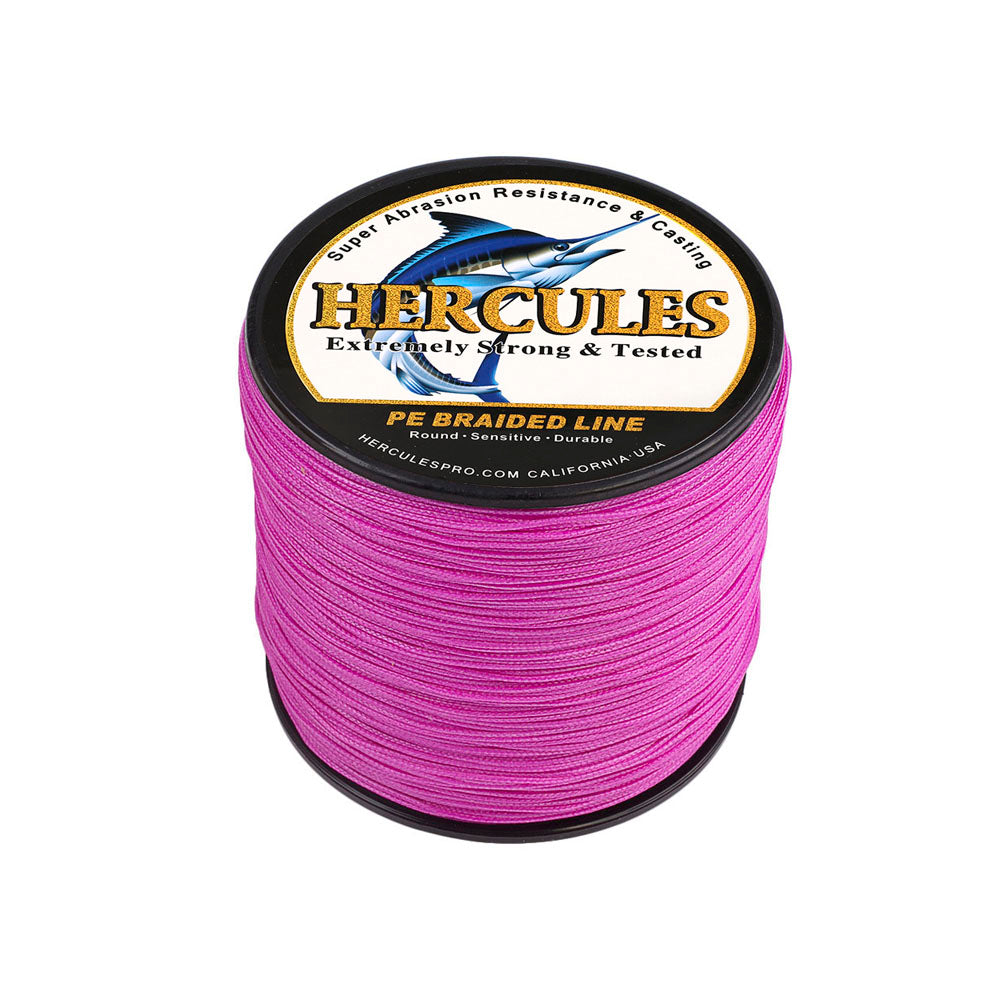 300M 328Yds Pink 10lb-300lb HERCULES PE braid Fishing Line 8 Strands HERCULES