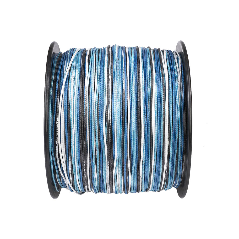 300M 328Yds Blue Camo HERCULES 8 Strands 10lbs-300lbs PE Dyneema braid Fishing Line blue camouflage braid Line HERCULES