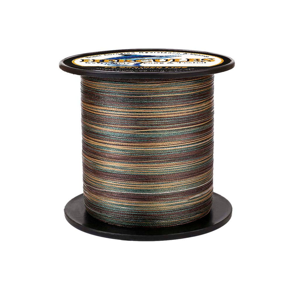 300M 328Yds Camouflage 6lb-100lb HERCULES 4 Strands PE Braid Fishing Line HERCULES