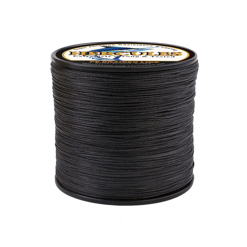300M 328Yds Black 10lb-300lb HERCULES PE Braided Fishing Line 8 Strands HERCULES