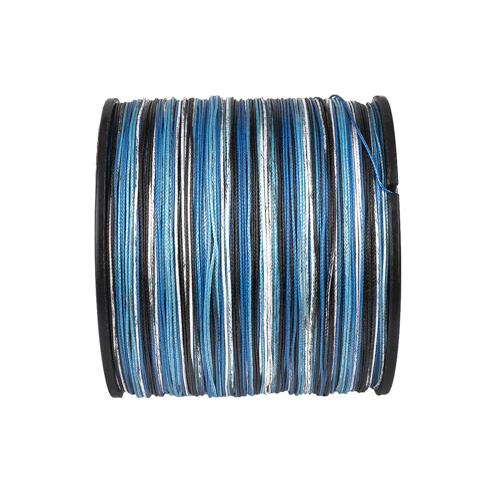 300M 328Yds Blue Camo HERCULES 8 Strands 10lbs-300lbs PE Dyneema braid Fishing Line blue camouflage braid Line HERCULES