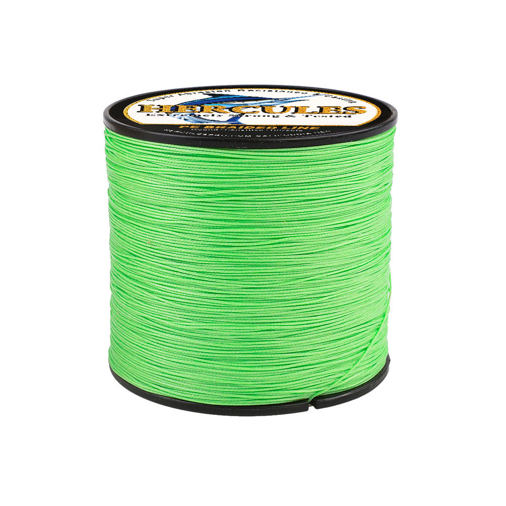 300M 328Yds Fluorescent Green 10lb-300lb HERCULES PE braid Fishing Line 8 Strands HERCULES