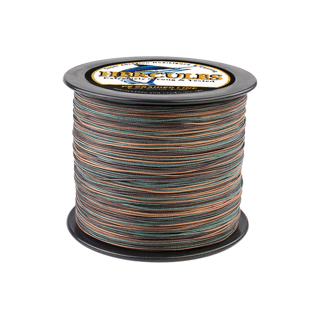 500M 547Yds Camouflage 10lb-300lb HERCULES PE braid Fishing Line 8 Strands HERCULES