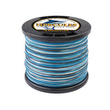 500M 547Yds Camo Blue 10lb-300lb HERCULES PE braid Fishing Line 8 Strands HERCULES