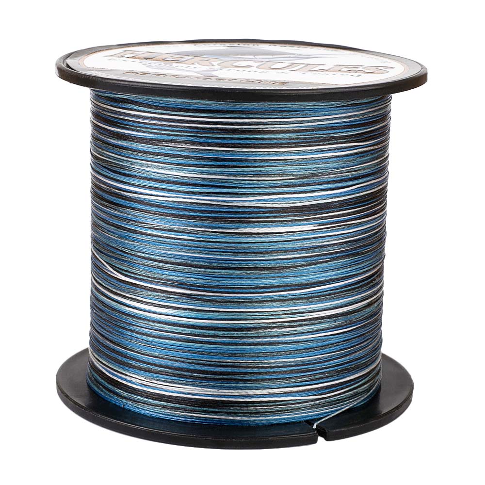 500M 547Yds Camo Blue 6lb-100lb HERCULES PE Braided Fishing Line 4 Strands HERCULES