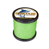 500M 547Yds Fluorescent Green 10lb-300lb HERCULES PE Braided Fishing Line 8 Strands HERCULES