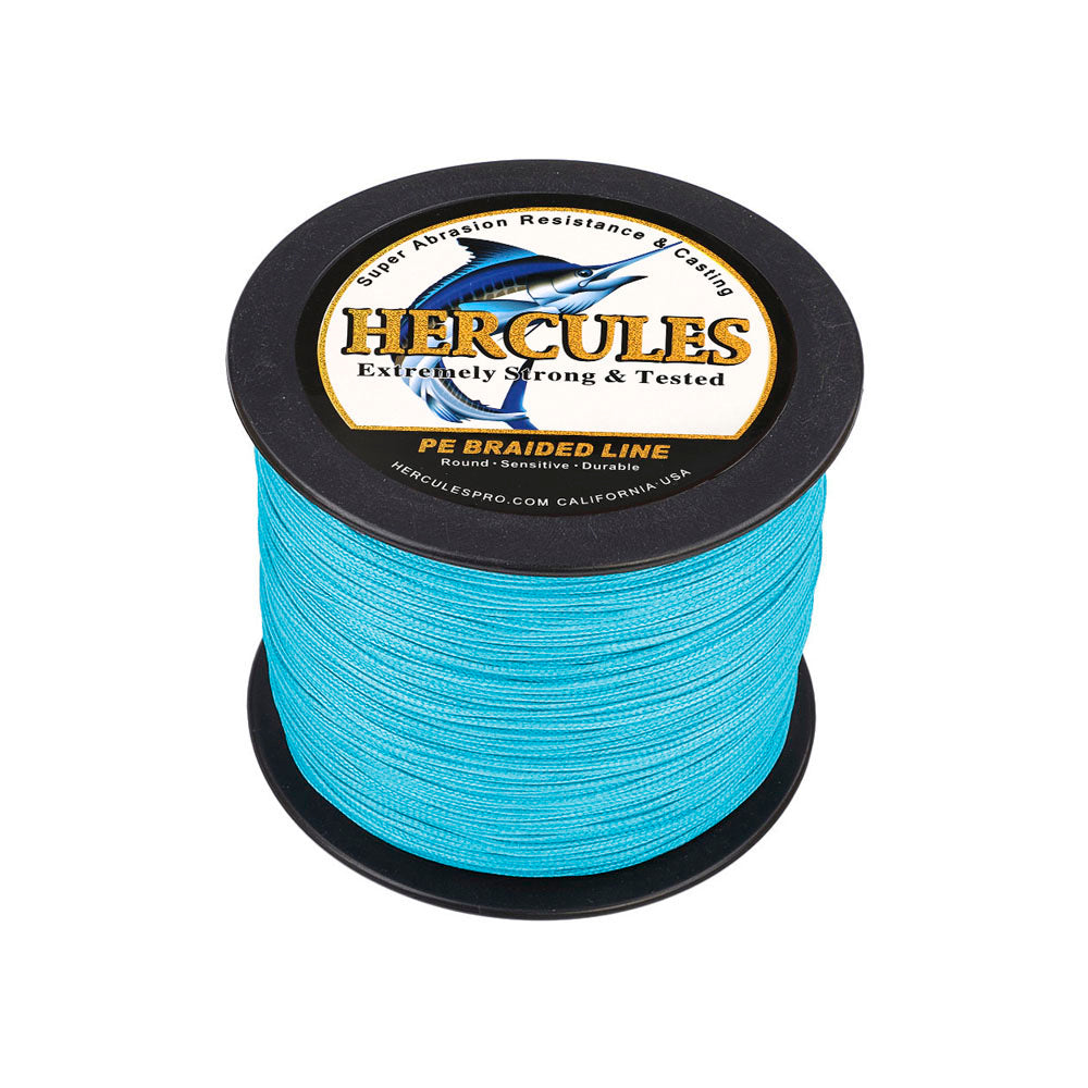 300M 328Yds Blue 10lb-300lb HERCULES PE braid Fishing Line 8 Strands HERCULES