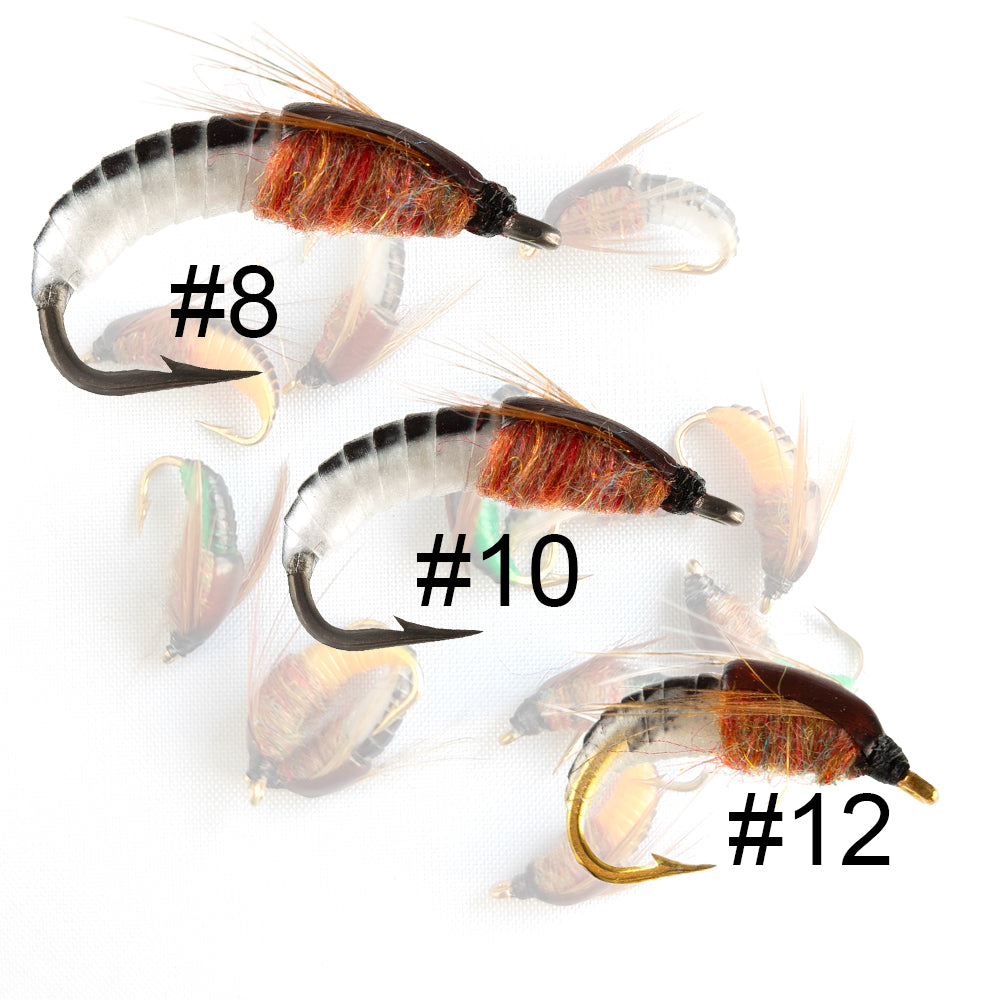 HERCULES Sturdy Realistic Nymph Scud Flies, Fly Fishing Lures, Wet Flies HERCULES SALE
