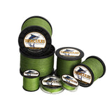 1500M 1640Yds Army Green 6lb-100lb HERCULES PE Braided Fishing Line 4 Strands HERCULES