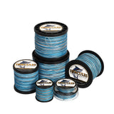 1500M 1640Yds Camo Blue 6lb-100lb HERCULES PE Braided Fishing Line 4 Strands HERCULES