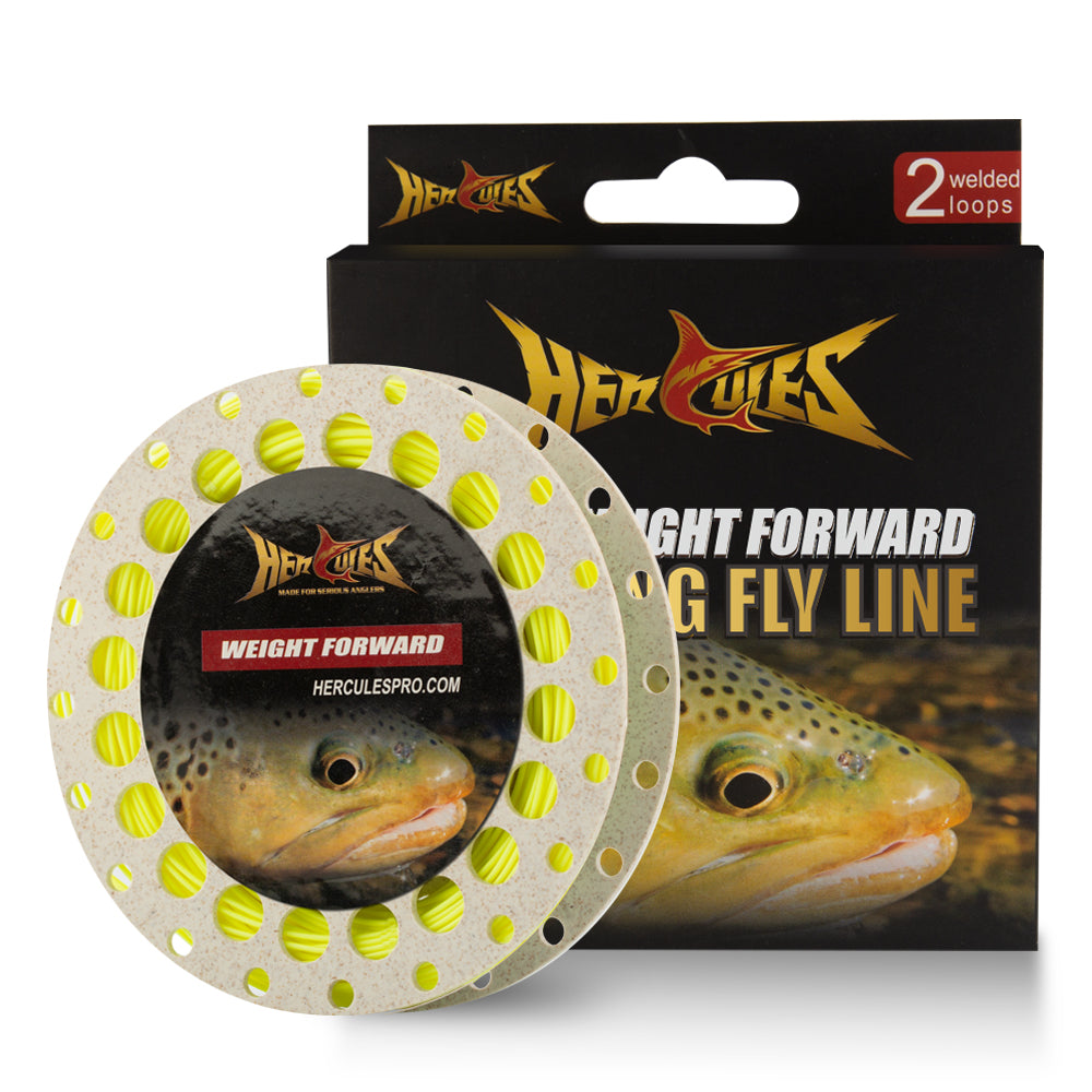 HERCULES Fly Fishing Line Floating WF Fly Line with Double Welded Loop HERCULES SALE