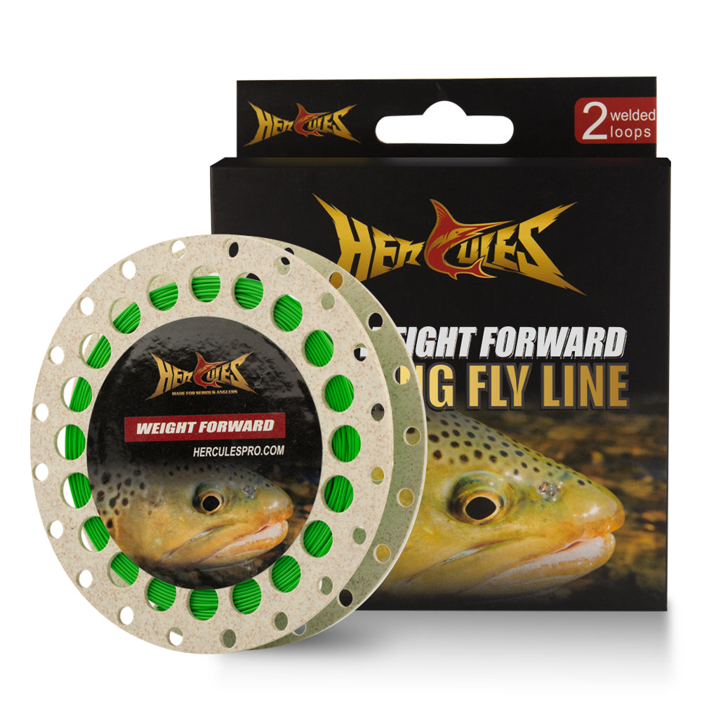 HERCULES Fly Fishing Line Floating WF Fly Line with Double Welded Loop HERCULES SALE
