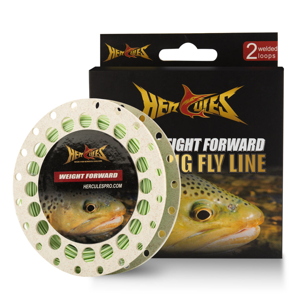 HERCULES Fly Fishing Line Floating WF Fly Line with Double Welded Loop HERCULES SALE