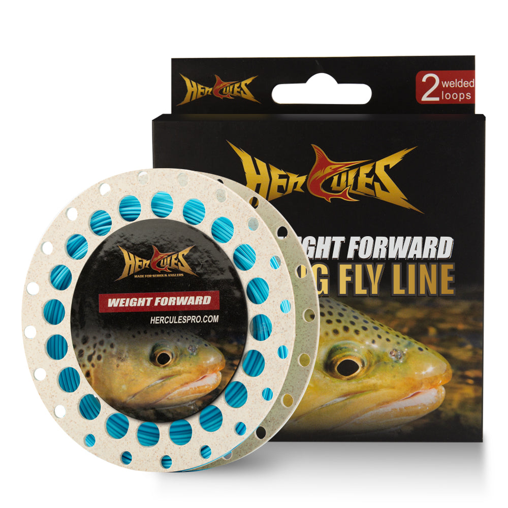 HERCULES Fly Fishing Line Floating WF Fly Line with Double Welded Loop HERCULES SALE