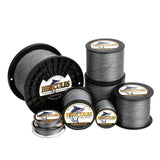 2000M 2187Yds Grey 10lb-200lb HERCULES PE braid Fishing Line 8 Strands