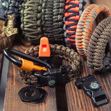 HERCULES Reflective 550 Paracord Imperial Red for Camping Rope Type III Parachute Cord HERCULES